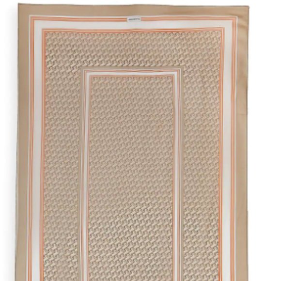 Burberry Unicorn Chiffon Pattern Silk Logo Scarf - Picture 12 of 12